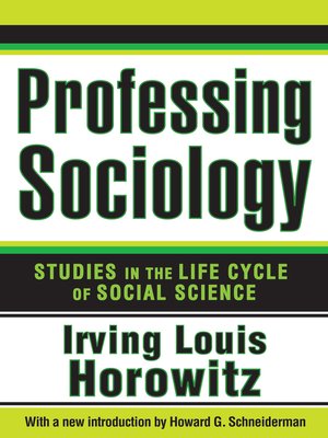 cover image of Professing Sociology